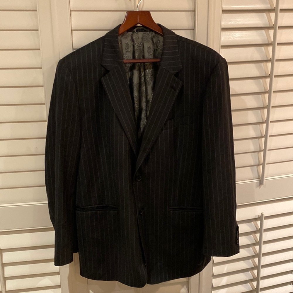 Ermenegildo Zelma - Dark Grey striped blazer